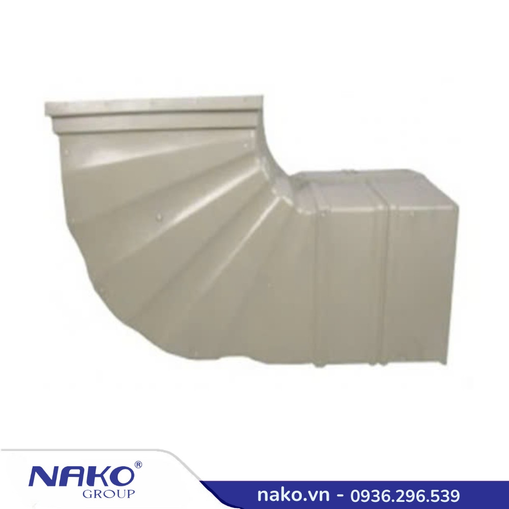 Co 90 độ ống gió nhựa 800x500mm