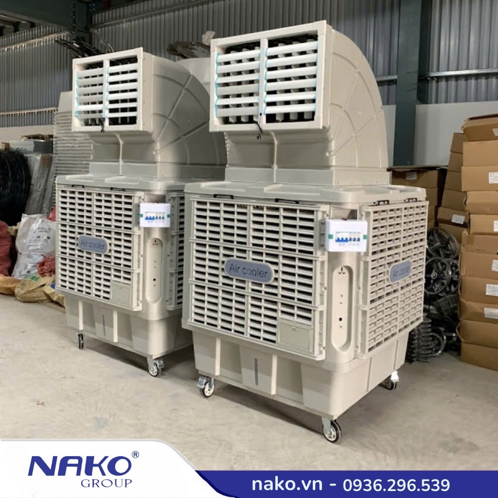 Ứng dụng của máy làm mát công nghiệp di động NAKO HNY18B 1 hướng thổi