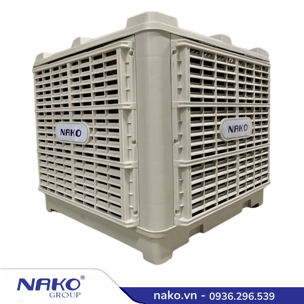 Máy làm mát công nghiệp NAKO 18000 m3/h thổi xuống