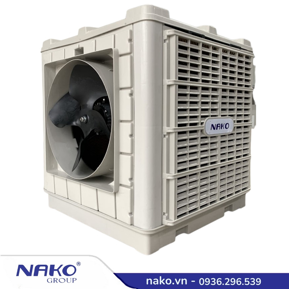 Máy làm mát công nghiệp NAKO 25000 m3/h thổi ngang